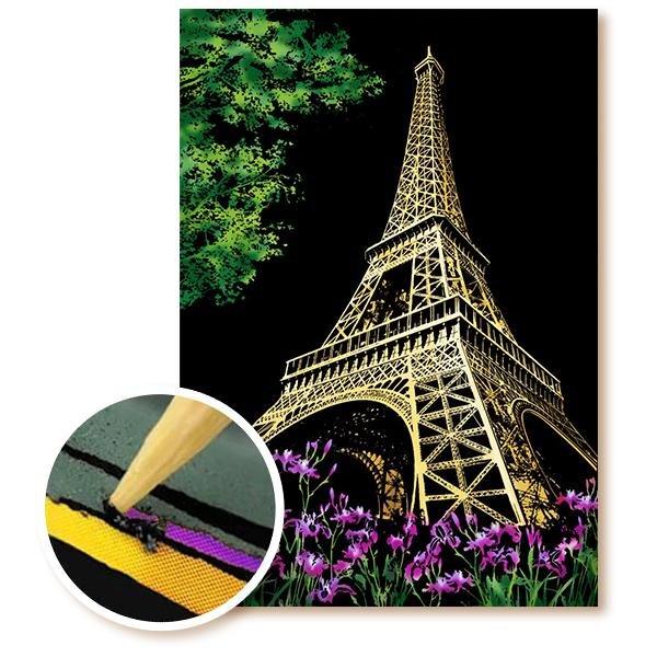 Torre Eiffel con flores