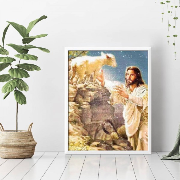 Jesús y cordero