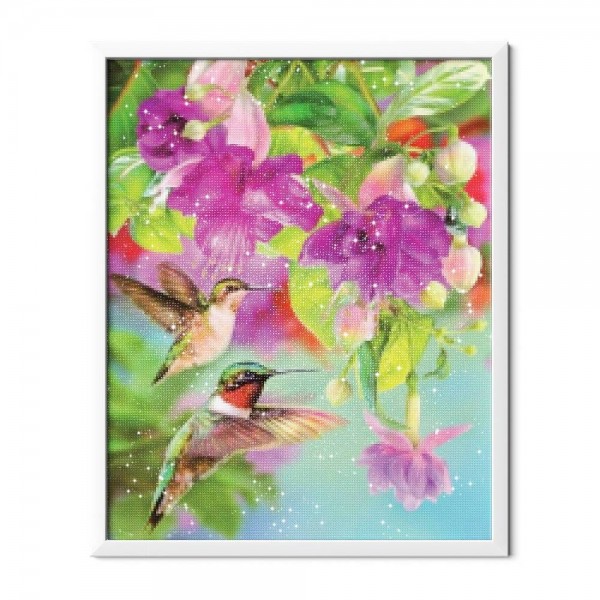 Dos colibríes