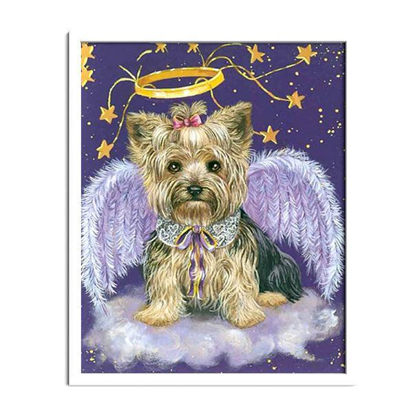 Perro angelical